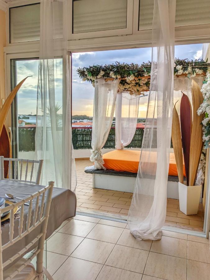 기아 Penthouse With Sea View & Private Terrace 아파트 외부 사진